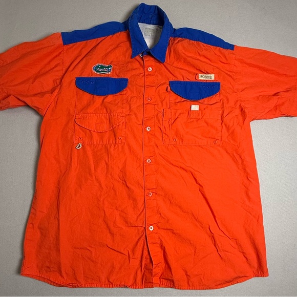 Florida Gators Albert Est. 1853 NCAA Vintage Stitched SEC Orange Shirt M - Picture 2 of 8